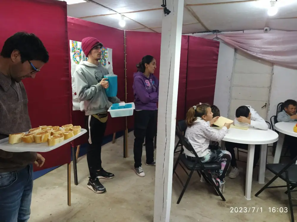 Merienda de niños