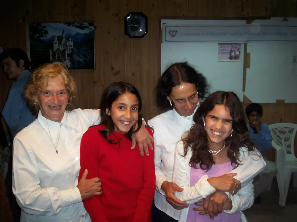 Hermanas Correa con Sarita y Lucci